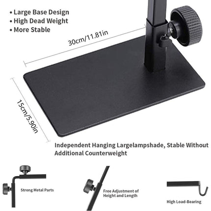 Adjustable Landing Light Lamp Stand Bracket For Pet Reptiles Tortoise Centipede - Aimall