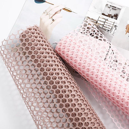 5 Rolls Hole Mesh Floral Paper Bouquet Wrapping Paper Floral Gauze Material