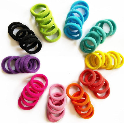 200Pcs Women Girls Hair Bands Ties Rope Rings Elastic Hairband Ponytail Holder