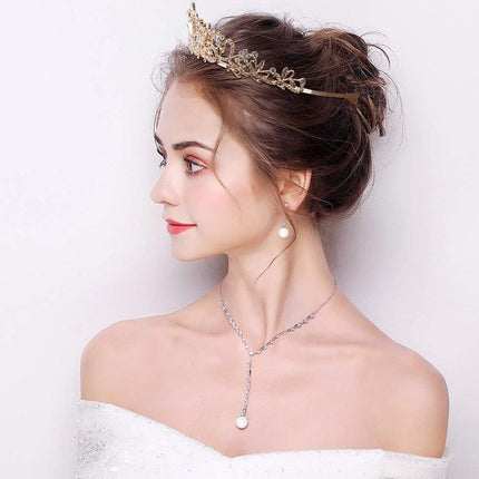 Crown Tiara Headband for Princess Wedding Party Bridal Costume Accessories