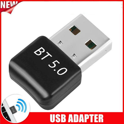Bluetooth V5.0 Wireless Usb Mini Dongle Adapter For Windows Laptop Pc Universal - Aimall