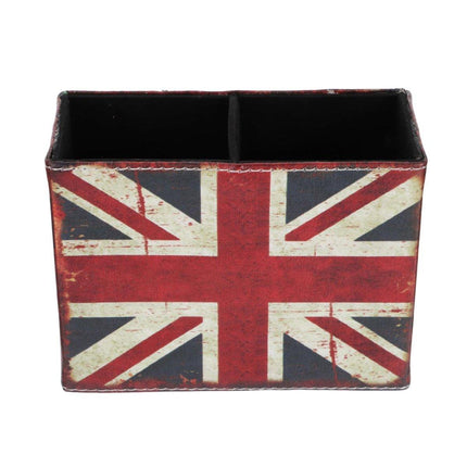 Two Compartment Desktop Organiser Storage Box Office Desk Organizer Supplies