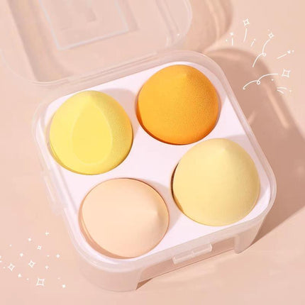 4PCS Value Makeup Foundation Blender Sponge Blending Puff Cosmetic Beauty Eggs - Aimall