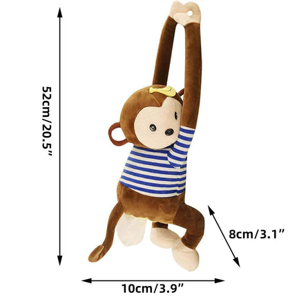 Car Cute Monkey Hanging Tissue Box Car Tissue Box Car Animal Tissue Draw Tissue