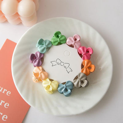 10Pcs Mini Hair Clips Girls Hairpin Clamps Plastic Claws Mix Colour Ladies Kids - Aimall