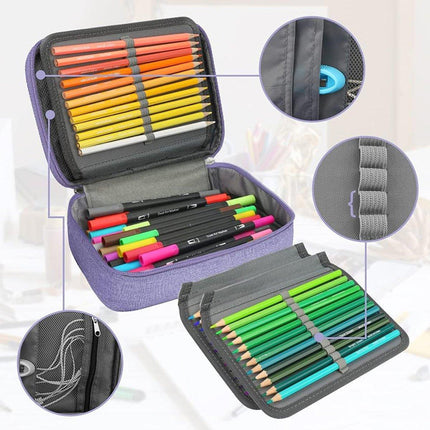 Large Capacity Waterproof Pen Pouch Pencil Case Student Stationery Storage Bag