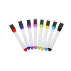 8 Colour Whiteboard Marker Pens With Dry Wipe Erase Magnetic Eraser Lid Au Stock - Aimall