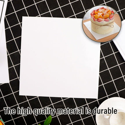 20pcs Square Paper Cake Base Mats for Birthday Wedding Party Dessert Display