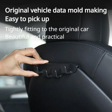 2pcs Car Seat Back Hooks for Tesla Model 3 Y Front Seat Organizer Hanger Holder