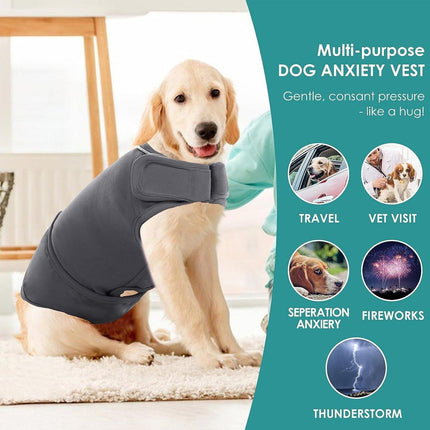 Pet Comfort Dog Relief Vest Jacket Soft Anxiety Coat for Small Medium Large Dogs