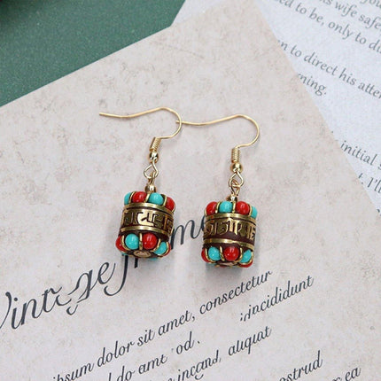 Retro Ethnic Style Earrings Fashion Jewelry for Women Bohemian Accessories