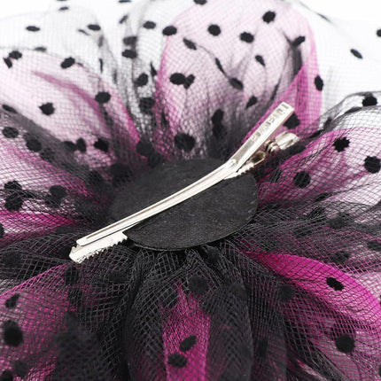 Vintage Accessories Mesh Veil Headpiece Feather Floral Headwear for Women Party