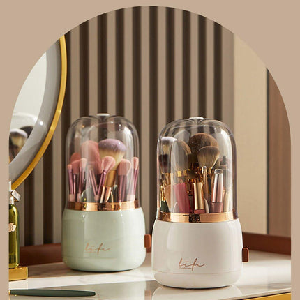 Luxury Cosmetic Brush Box Dustproof Makeup Storage Box for Lipstick Eyebrow Pen