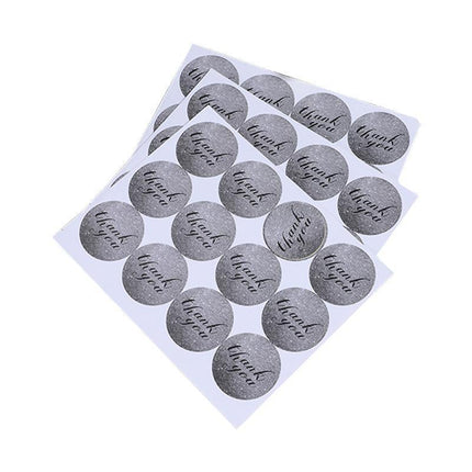 UP TO 80PCS Stickers Labels Thank You Stickers Gift Wrapping Craft Scrapbook DIY - Aimall