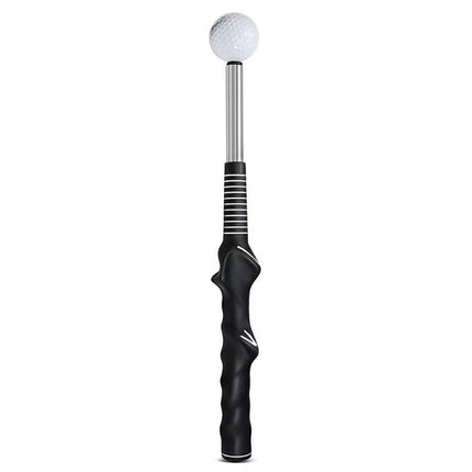 Golf Swing Training Aid Telescopic Impact Sound Stick Exercise Tool for Practice