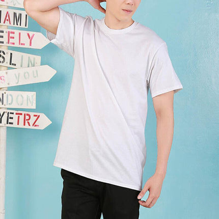 M Size Gildan Men T-shirt Plain Blank 100% premium Cotton Basic Tee Short Sleeve 76000 - Aimall