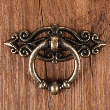5PCS Vintage Handles Cabinet Drawer Cupboard Door Iron Knob Gold Pull - Aimall