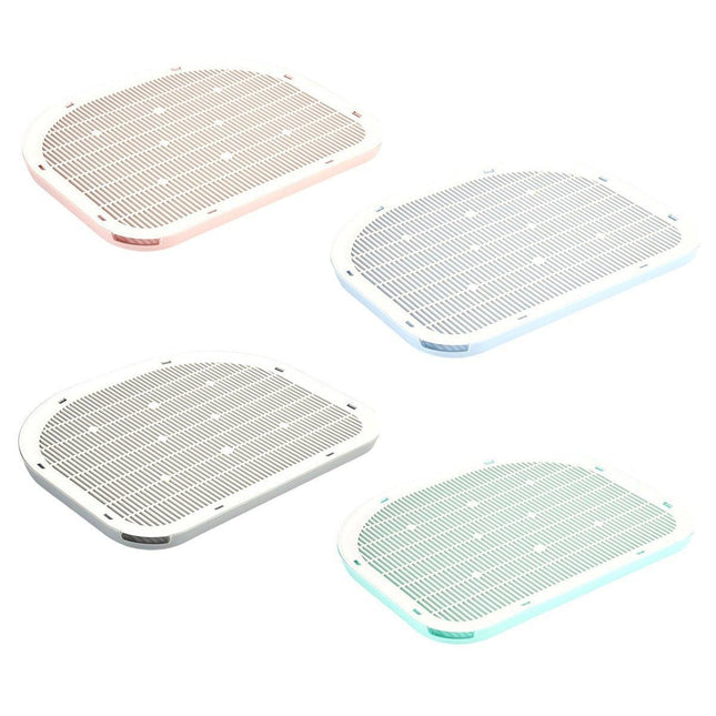 Anti Spill Cat Litter Mat Double Layer Pet Toilet Mat for Litter Box