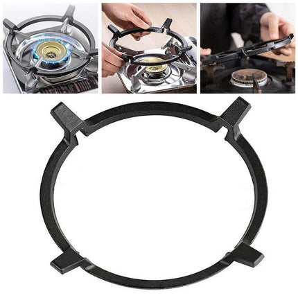 Wok Trivet Universal Gas Stove Cast Iron Wok Trivet Support Ring Cooktop Range A - Aimall