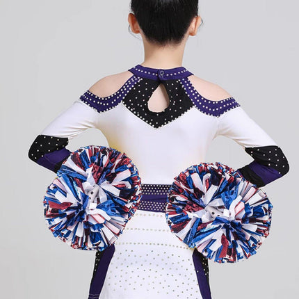 4PCS Cheerleading Hand Flower Set Performance Cheerleader Flower Ball Props
