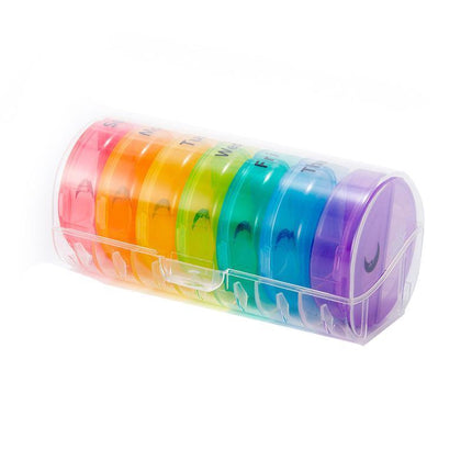 7 Day Weekly Case Dispenser Medicine Tablet Organizer Storage Container Pill Box - Aimall