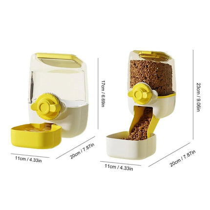 Automatic Pet Water Feeder Large Capacity Hanging Cage Water Bottle for Cat Dog