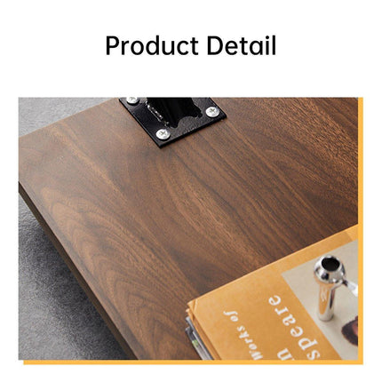 Movable Coffee Side Table Laptop Desk Bedside Sofa Tea End Table Wooden Metal