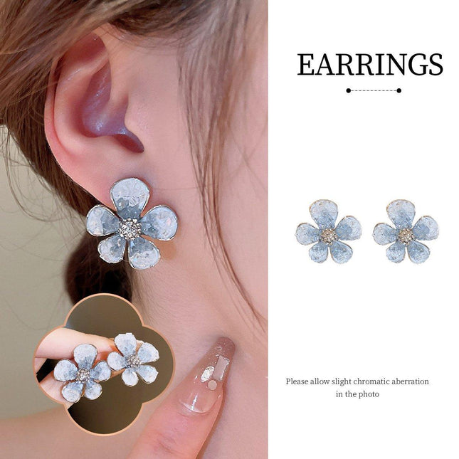 Flower Earrings Elegant Daily Wear Versatile Jewelry for Women Fashion Gifts