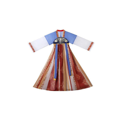 Girl Hanfu Spring And Autumn Book Ancient Clothes Chinese Style Children Hanfu - Aimall