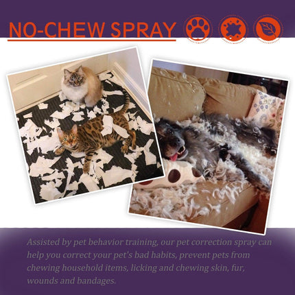 Anti Chew Spray Stops Dogs Cats Scratching Sofas Gnawing Behavioral Correction
