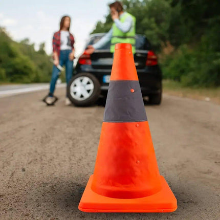 Folding Reflective Traffic Barrier Cone for Road Emergency and Expansion Control