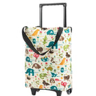 Lightweight Folding Shopping Cart Trolley with Wheels Retractable Tote Bag