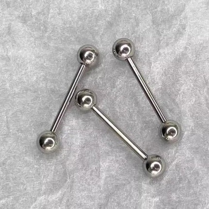 Hypoallergenic Body Piercing Jewelry Ear Bone Studs and Tongue Barbell Studs