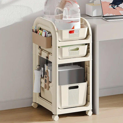 Mobile Storage Trolley Rolling Utility Cart Heavy Duty Organizer with Wheels