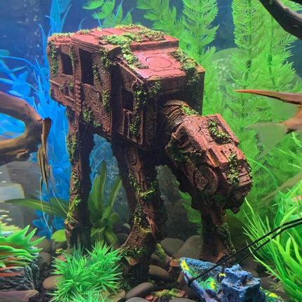 Aquascape Car Theme Fish Tank Ornament Decoration Resin Aquarium Landscape Decor