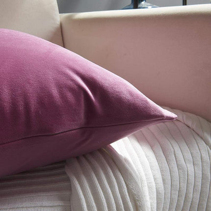 45cm*45cm Multicoloured Plain Solid Colour Cushion Cover Decorative Pillow Case - Aimall