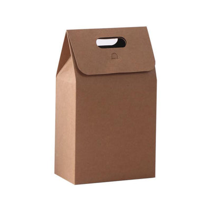 100PCS Christmas Gift Packing Paper Bag Candy Cookie Treat Box Kraft Party Bag - Aimall