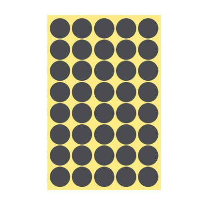 8/13/25/50mm Colour Sticker Dots Adhesive Round Labels Circular Scrapbooking Grey - Aimall