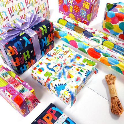 Vibrant and joyful Present Wrapping Paper for special occasions