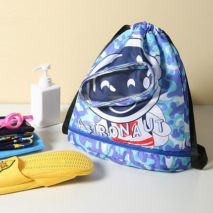 Children Waterproof Swim Backpack Durable Storage Bag Beach Pool Outdoor Travel - Aimall