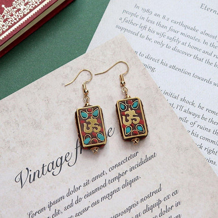 Retro Ethnic Style Earrings Fashion Jewelry for Women Bohemian Accessories