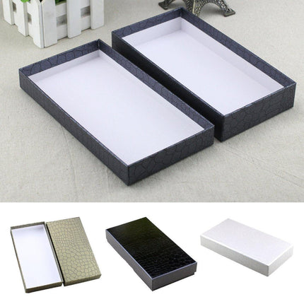 10PCS Luxury Gift Box Set Belt Handbag Wallet Packaging Faux Leather Hard Case