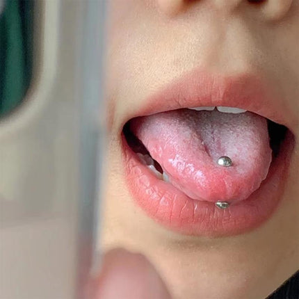 Hypoallergenic Body Piercing Jewelry Ear Bone Studs and Tongue Barbell Studs