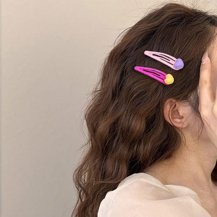 Colourful Hair Clips for Girls Sweet Cute All Matching Side Bangs Accessories