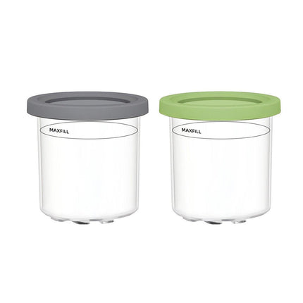 1 or 2 Pieces Ice Cream Tin Container Storage Box for Ice Cream Making Home