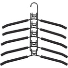 Space-saving Multi-layer Folding Hanger Hook Closet Organizer Clothes Rack