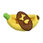 Cute Banana Shape Pet Bed Winter Warm Dog Cat Kennel Cozy Pet Cartoon Bed Mat