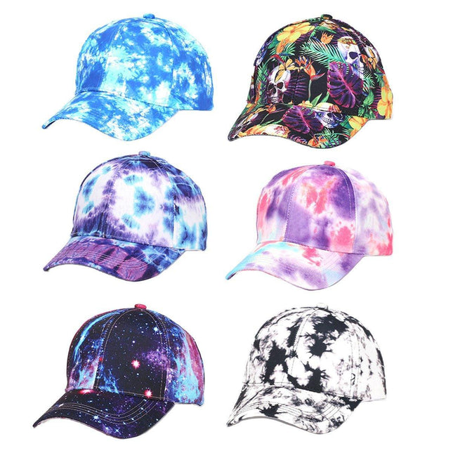 Tropical Fruit Tie-dye Baseball Cap Fashion Sun Hat Casual Outdoor Sports Cap