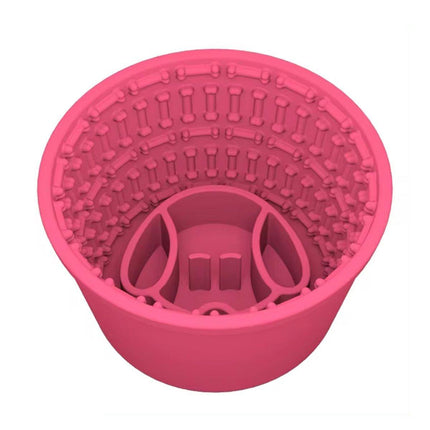Silicone Pet Slow Feeder Bowl Anti Choke Design Food Dish for Dogs and Puppies