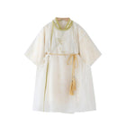 Boy Hanfu Ancient Style Big Sleeve Shirt Chinese Spring Autumn Outfit